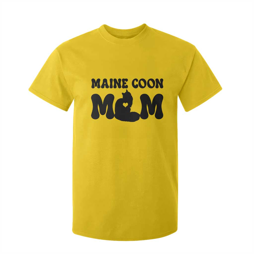 Maine Coon Mom T Shirt For Kid Cat Lover Gift For Her TS12 Daisy Print Your Wear