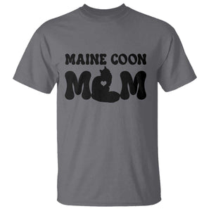 Maine Coon Mom T Shirt Cat Lover Gift For Her TS12 Charcoal Print Your Wear