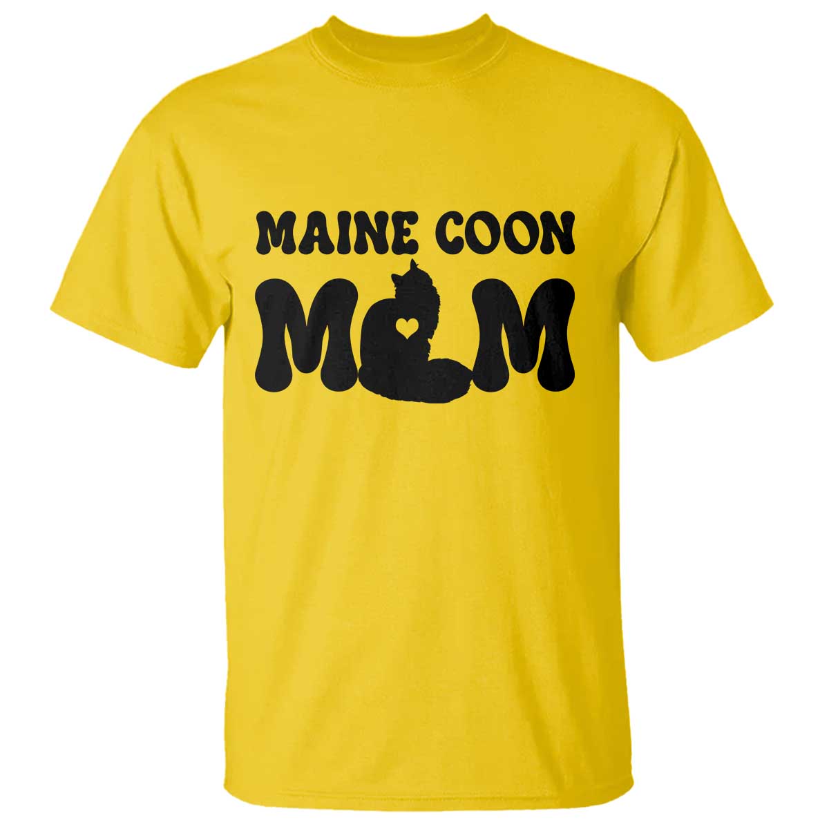 Maine Coon Mom T Shirt Cat Lover Gift For Her TS12 Daisy Print Your Wear