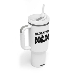 Maine Coon Mom Tumbler With Handle Cat Lover Gift For Her TS12 Print Your Wear