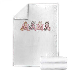 Proud Maine Coon Mama Throw Blanket Cat Lover Gift TS12 White Print Your Wear