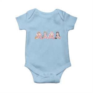 Proud Maine Coon Mama Baby Onesie Cat Lover Gift TS12 Light Blue Print Your Wear