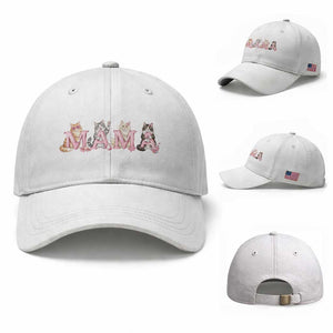 Proud Maine Coon Mama Baseball Cap Cat Lover Gift TS12 Baseball Cap Universal Fit White Print Your Wear