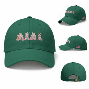 Proud Maine Coon Mama Baseball Cap Cat Lover Gift TS12 Baseball Cap Universal Fit Irish Green Print Your Wear