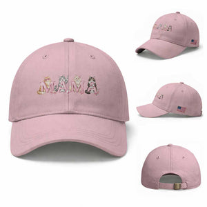 Proud Maine Coon Mama Baseball Cap Cat Lover Gift TS12 Baseball Cap Universal Fit Light Pink Print Your Wear