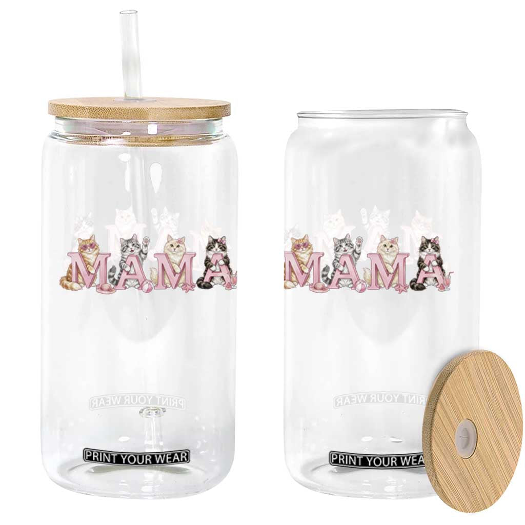 Proud Maine Coon Mama Glass Can Cat Lover Gift TS12 Print Your Wear