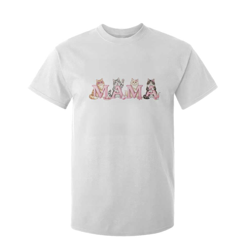 Proud Maine Coon Mama T Shirt For Kid Cat Lover Gift TS12 White Print Your Wear