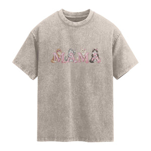 Proud Maine Coon Mama Washed Cotton T-Shirt Cat Lover Gift