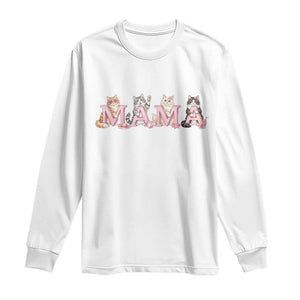 Proud Maine Coon Mama Long Sleeve Shirt Cat Lover Gift TS12 White Print Your Wear