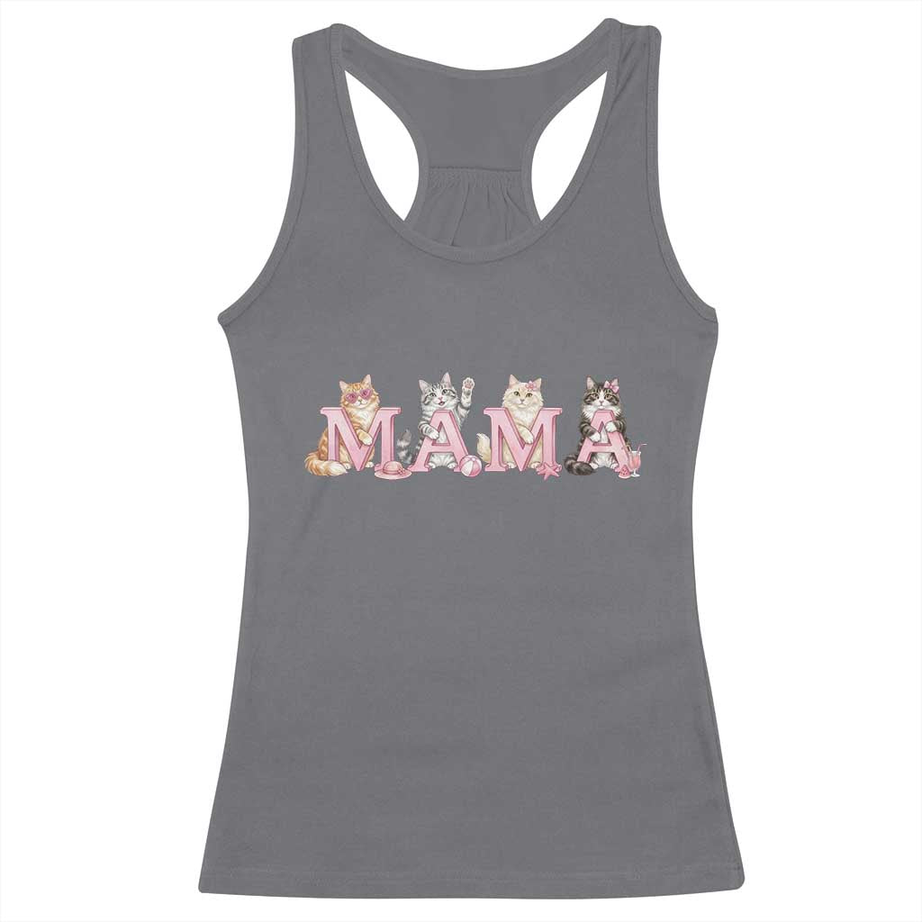 Proud Maine Coon Mama Racerback Tank Top Cat Lover Gift TS12 Charcoal Print Your Wear