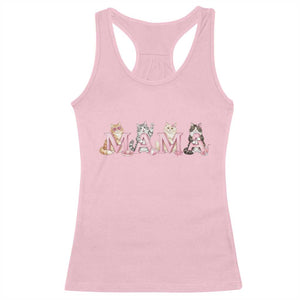 Proud Maine Coon Mama Racerback Tank Top Cat Lover Gift TS12 Light Pink Print Your Wear