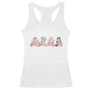 Proud Maine Coon Mama Racerback Tank Top Cat Lover Gift TS12 White Print Your Wear