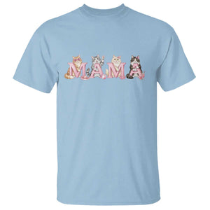 Proud Maine Coon Mama T Shirt Cat Lover Gift TS12 Light Blue Print Your Wear