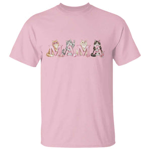 Proud Maine Coon Mama T Shirt Cat Lover Gift TS12 Light Pink Print Your Wear