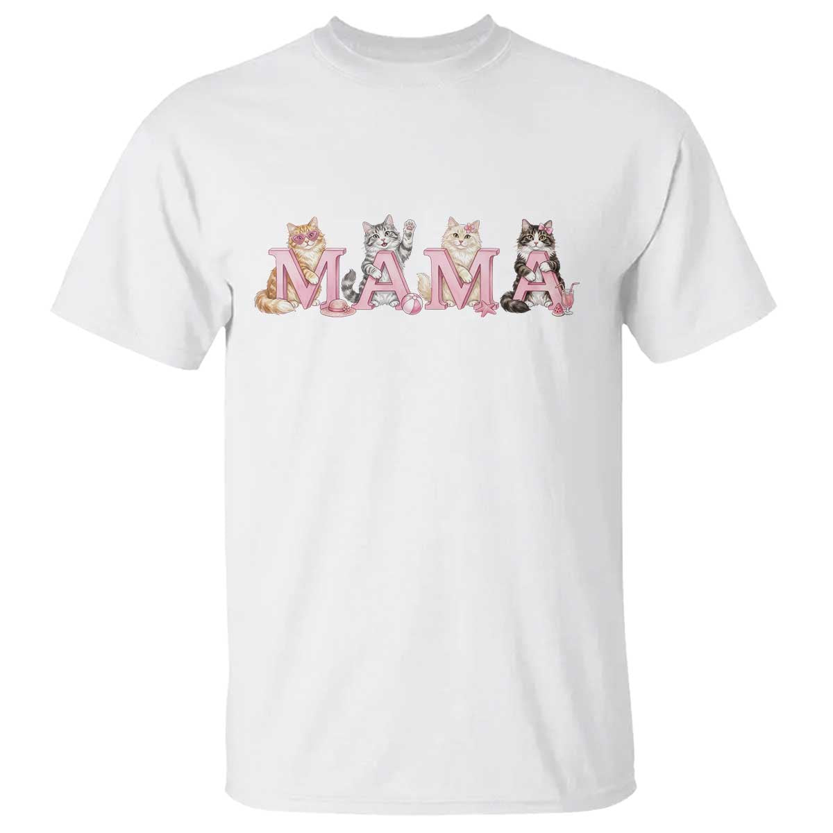 Proud Maine Coon Mama T Shirt Cat Lover Gift TS12 White Print Your Wear
