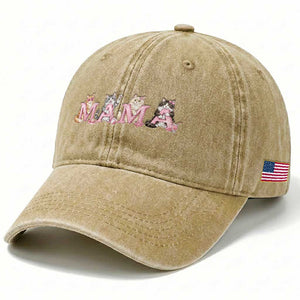 Proud Maine Coon Mama Washed Cotton Baseball Cap Cat Lover Gift TS12 Print Your Wear