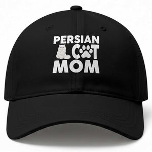 Proud Persian Cat Mom Baseball Cap Fluffy Cat Lover Gift For Her TS12 Print Your Wear