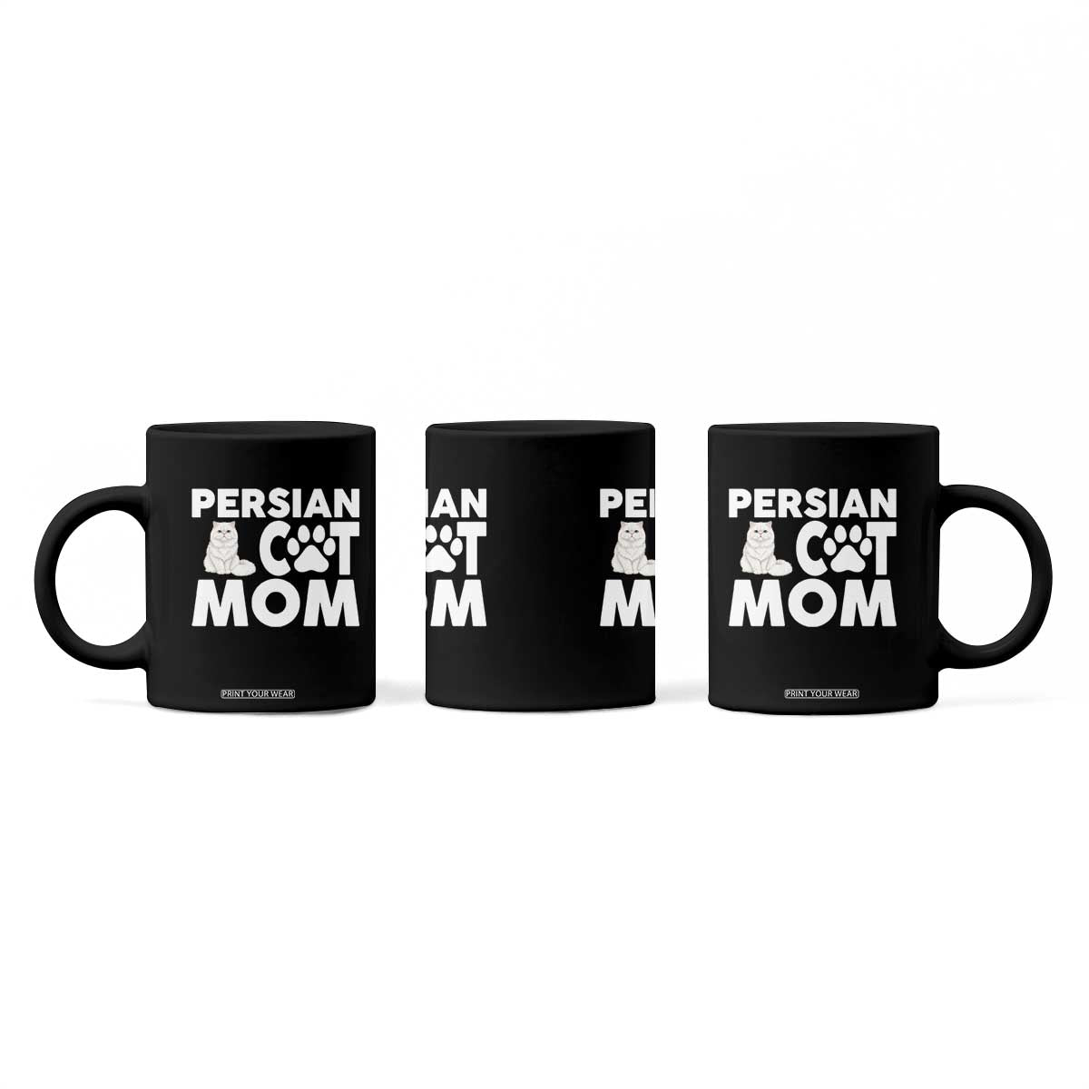 Proud Persian Cat Mom Coffee Mug Fluffy Cat Lover Gift For Her TS12 Print Your Wear