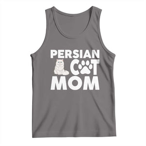 Proud Persian Cat Mom Tank Top Fluffy Cat Lover Gift For Her TS12 Deep Heather Print Your Wear