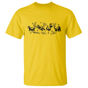 Minimalist Ferret Floral Graphic T Shirt Exotic Pet Owner Gift TS12 Daisy Print Your Wear