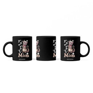 Ferret Mom Life Coffee Mug Funny Cute Polecat Ferret Lover TS12 Print Your Wear