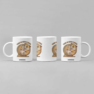 Funny Hamster This Is How I Roll Coffee Mug Cute Rodent Wheel Meme TS12 Print Your Wear