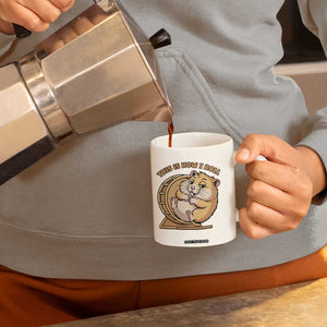 Funny Hamster This Is How I Roll Coffee Mug Cute Rodent Wheel Meme TS12 Print Your Wear