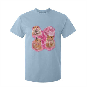 Three Hamsters Retro Graphic T Shirt For Kid Small Pet Lover Gift Idea TS12 Light Blue Print Your Wear