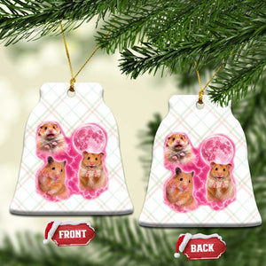 Three Hamsters Retro Graphic Ceramic Ornament Small Pet Lover Gift Idea TS12 Print Your Wear