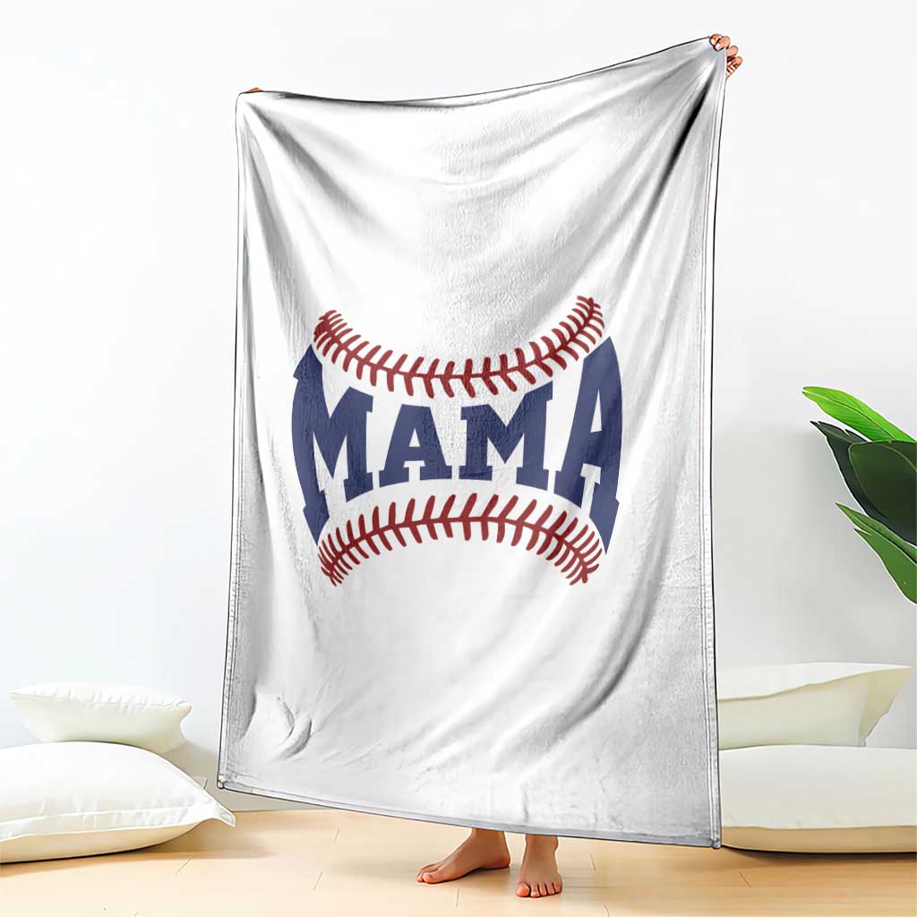 Game Day Baseball Mama Throw Blanket Proud Mom Gift TS12 Print Your Wear