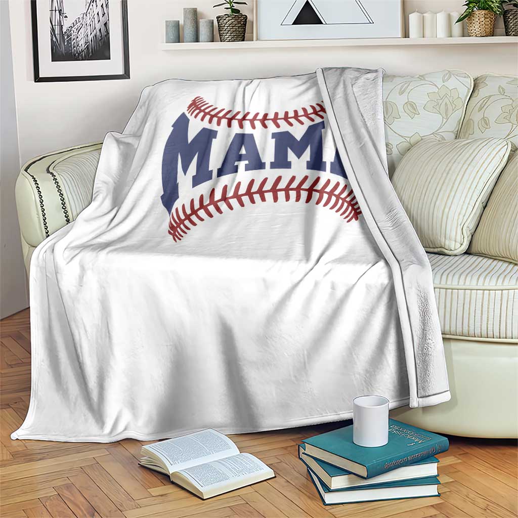 Game Day Baseball Mama Throw Blanket Proud Mom Gift TS12 Print Your Wear