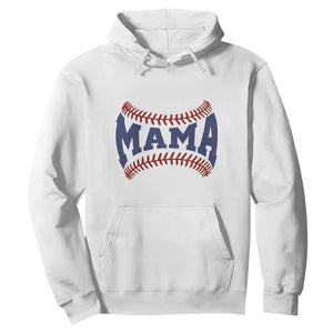 Game Day Baseball Mama Hoodie Proud Mom Gift TS12 White Print Your Wear