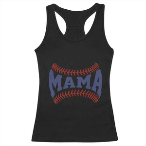 Game Day Baseball Mama Racerback Tank Top Proud Mom Gift TS12 Black Print Your Wear