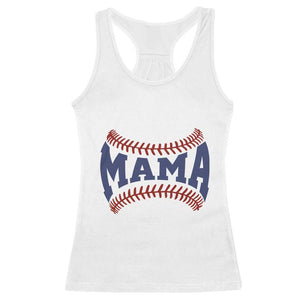 Game Day Baseball Mama Racerback Tank Top Proud Mom Gift TS12 White Print Your Wear
