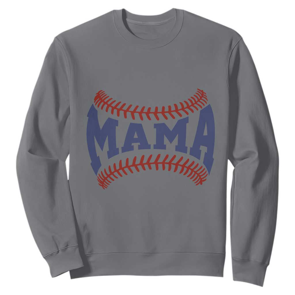 Game Day Baseball Mama Sweatshirt Proud Mom Gift TS12 Charcoal Print Your Wear