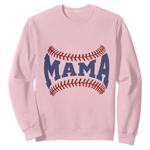 Game Day Baseball Mama Sweatshirt Proud Mom Gift TS12 Light Pink Print Your Wear