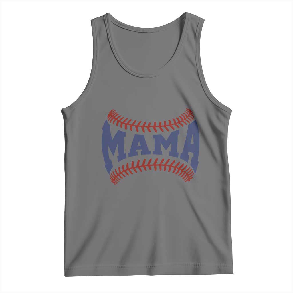 Game Day Baseball Mama Tank Top Proud Mom Gift TS12 Black Heather Print Your Wear