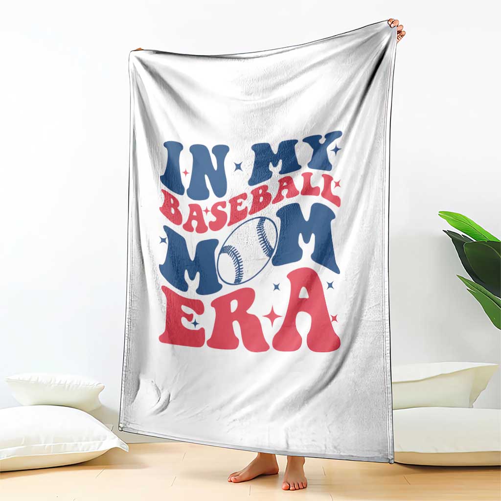 In My Baseball Mom Era Throw Blanket Game Day Sports Mom TS12 Print Your Wear