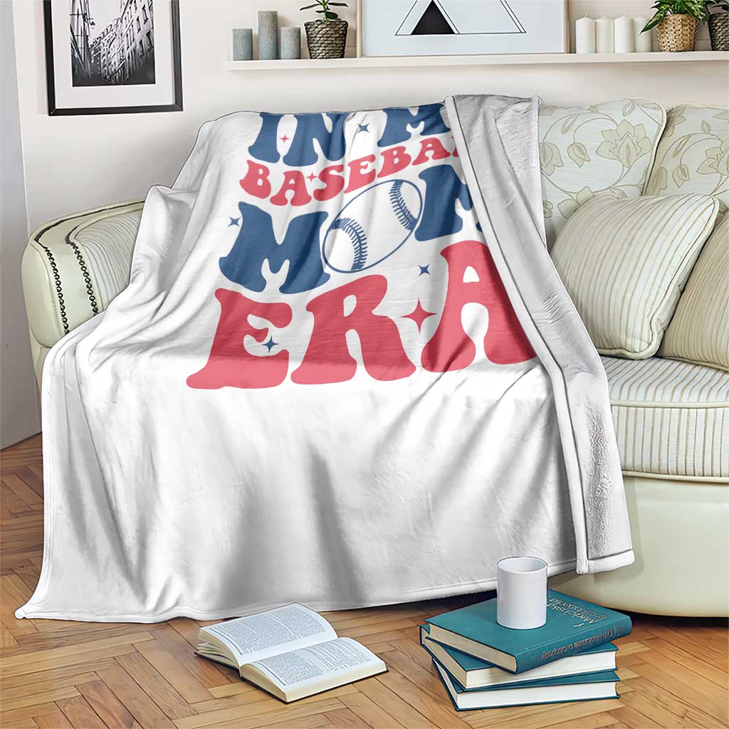 In My Baseball Mom Era Throw Blanket Game Day Sports Mom TS12 Print Your Wear