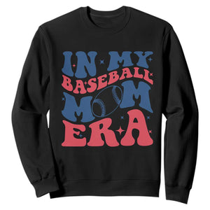 In My Baseball Mom Era Sweatshirt Game Day Sports Mom TS12 Black Print Your Wear