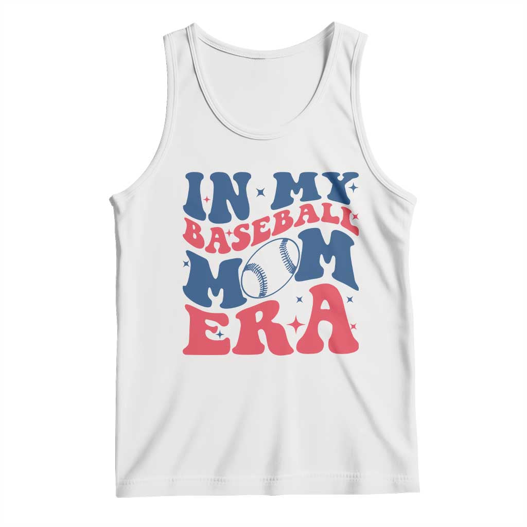 In My Baseball Mom Era Tank Top Game Day Sports Mom TS12 White Print Your Wear