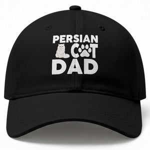 Proud Persian Cat Dad Baseball Cap Funny Fluffy Cat Lover Gift TS12 Print Your Wear