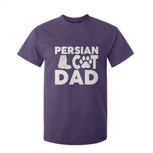 Proud Persian Cat Dad T Shirt For Kid Funny Fluffy Cat Lover Gift TS12 Purple Print Your Wear