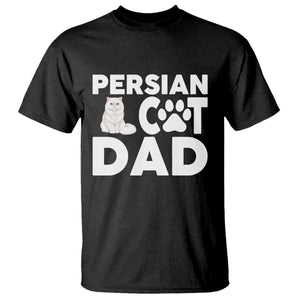 Proud Persian Cat Dad T Shirt Funny Fluffy Cat Lover Gift TS12 Black Print Your Wear