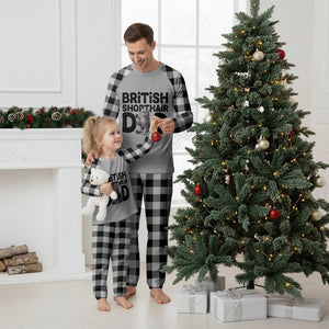 Proud British Shorthair Dad Plaid Pajama Set Cute Cat Fathers Day Gift TS12 White Plaid Print Your Wear