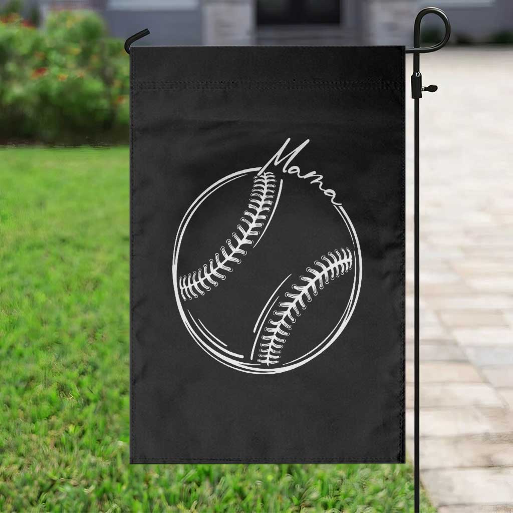 Baseball Mama Graphic Garden Flag Game Day Gift For Baseball Moms TS12 Print Your Wear