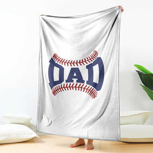 Proud Baseball Dad Throw Blanket Game Day Gift For Him TS12 Print Your Wear