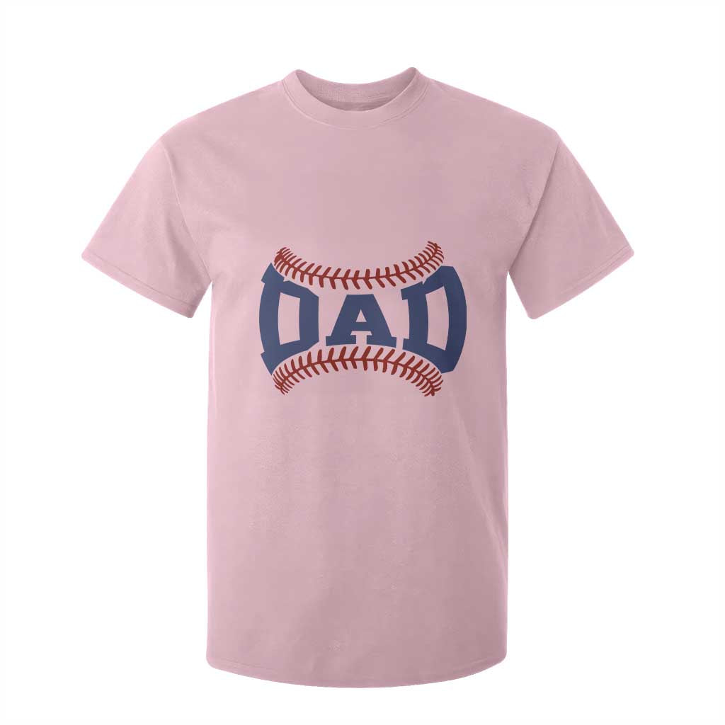 Proud Baseball Dad T Shirt For Kid Game Day Gift For Him TS12 Light Pink Print Your Wear