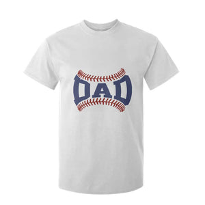 Proud Baseball Dad T Shirt For Kid Game Day Gift For Him TS12 White Print Your Wear