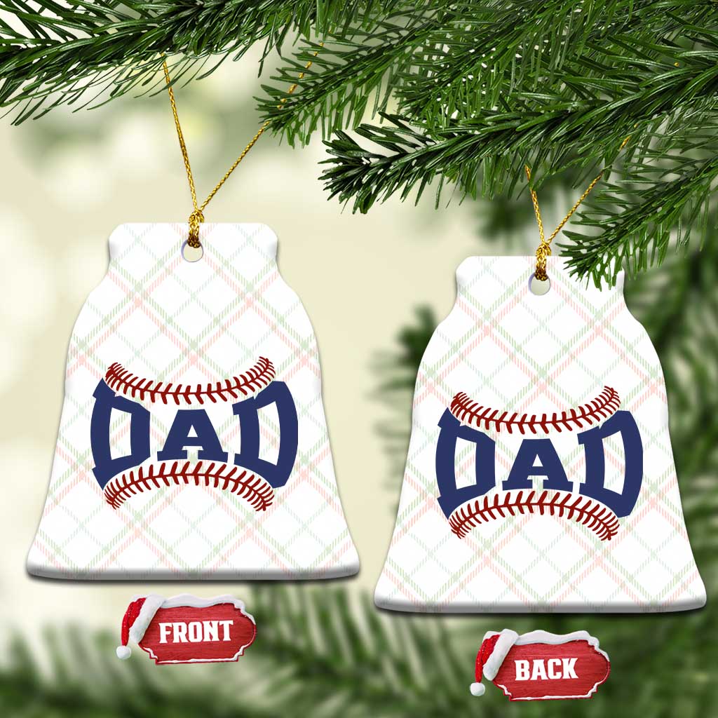Proud Baseball Dad Ceramic Ornament Game Day Gift For Him TS12 Print Your Wear